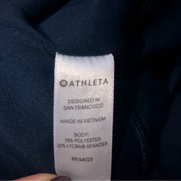 Athleta Oasis Contender 7/8 leggings Lagoon Tropical Large - Picture 11 of 11